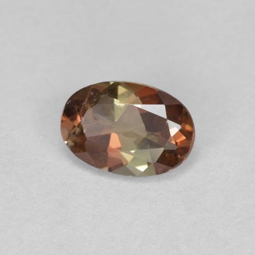andalucita Multicolor natural de 0.47 ct, Corte Óvalo, VS