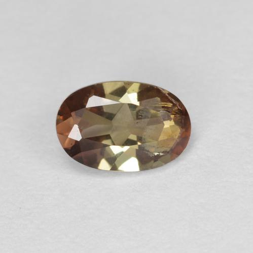 andalucita Multicolor natural de 0.48 ct, Corte Óvalo, VS