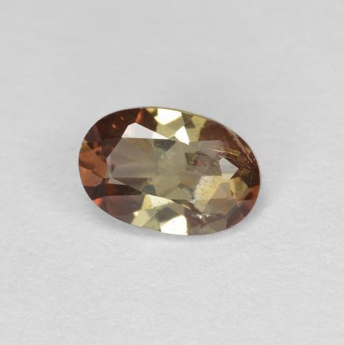andalucita Multicolor natural de 0.48 ct, Corte Óvalo, VS