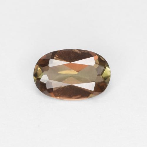andalucita Multicolor natural de 0.38 ct, Corte Óvalo, VVS-VS