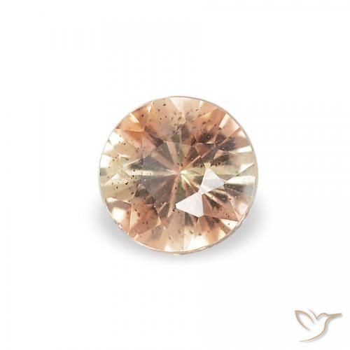 Gemas de andalucita Marrón cálido natural de 3.52 ct, Redondo, VS