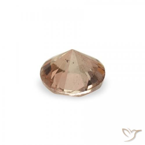 Gemas de andalucita Marrón cálido natural de 3.52 ct, Redondo, VS