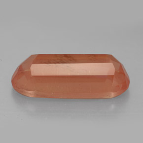 Andesina labradorita naranja natural de 8,57 ct, forma elegante, VVS