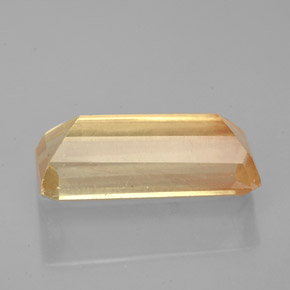 Andesina labradorita amarillo natural de 3,90 ct, baguette, VS