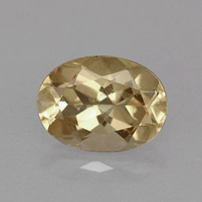 Andesina labradorita amarillo natural de 1,58 ct, corte óvalo, VVS-VS