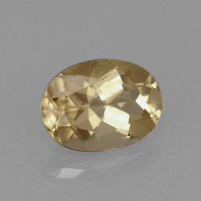 Andesina labradorita amarillo natural de 1,58 ct, corte óvalo, VVS-VS