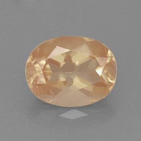 Andesina labradorita rojo natural de 1,77 ct, corte óvalo, VVS
