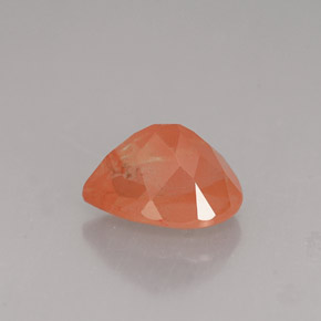 Andesina labradorita naranja natural de 1,98 ct, en forma de pera, VVS