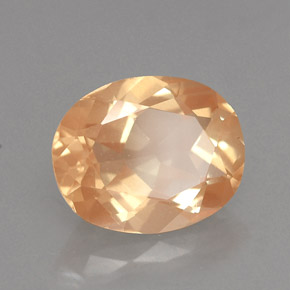Andesina labradorita amarillo natural de 2,44 ct, corte óvalo, VVS-VS