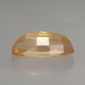 Andesina labradorita amarillo natural de 3,04 ct, forma elegante, VVS