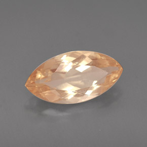 Andesina labradorita naranja natural de 1,60 ct, marquesa, VS
