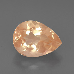 Andesina labradorita naranja natural de 2,68 ct, en forma de pera, VS