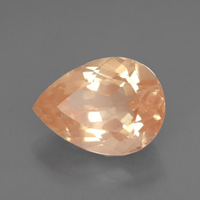 Andesina labradorita naranja natural de 2,68 ct, en forma de pera, VS