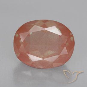 2.48ct Natural Rosado medio Labradorita Andesina, Ovalada, Transparente