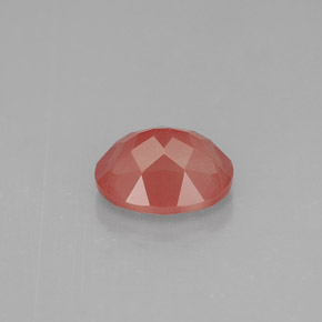 Andesina labradorita rojo natural de 1,35 ct, corte óvalo, VS