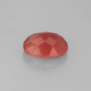 Andesina labradorita rojo natural de 1,40 ct, corte óvalo, VS