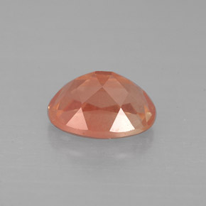 Andesina labradorita rojo natural de 1,40 ct, corte óvalo, VS