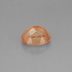 Andesina labradorita rojo natural de 1,61 ct, corte óvalo, VS