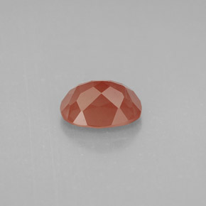 Andesina labradorita rojo natural de 1,33 ct, corte óvalo, VS