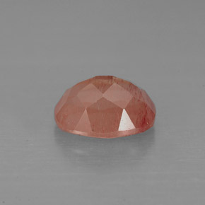 Labradorita Andesina Rojo naranja natural de 1.40 ct, Corte Óvalo, VS