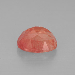Andesina labradorita rojo natural de 1,50 ct, corte óvalo, VS