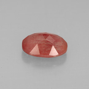 Andesina labradorita rojo natural de 1,31 ct, corte óvalo, VS