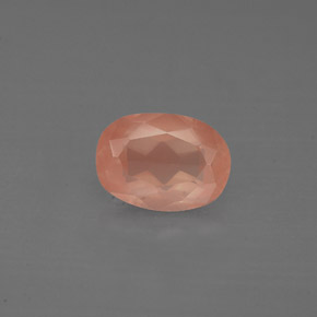 Andesina labradorita rojo natural de 0,97 ct, corte óvalo, VS