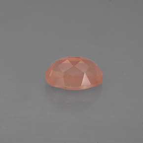 Andesina labradorita rojo natural de 0,97 ct, corte óvalo, VS