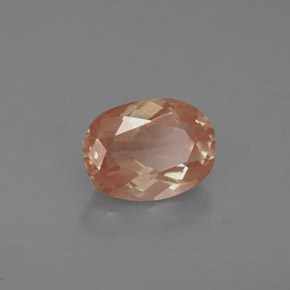 Andesina labradorita rojo natural de 1,23 ct, corte óvalo, VS