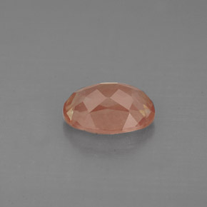 Andesina labradorita rojo natural de 1,23 ct, corte óvalo, VS