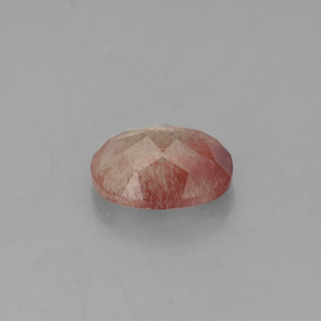 Andesina labradorita rojo natural de 1,36 ct, transparente, transparente / translúcido