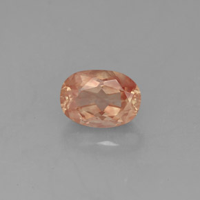 Labradorita Andesina Rojo naranja natural de 0.96 ct, Transparente, Transparente / Translúcido