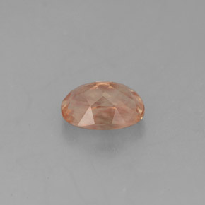 Labradorita Andesina Rojo naranja natural de 0.96 ct, Transparente, Transparente / Translúcido