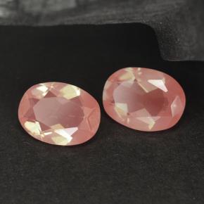 Gemas de Labradorita Andesina Rojo naranja natural de 2.30 ct, Corte Óvalo, VS