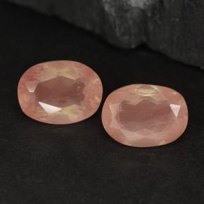 Gemas de andesina labradorita rojo natural de 2,86 ct, corte óvalo, VVS-VS