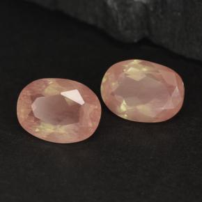 Gemas de andesina labradorita rojo natural de 2,86 ct, corte óvalo, VVS-VS