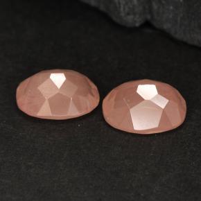 Gemas de andesina labradorita rojo natural de 2,86 ct, corte óvalo, VVS-VS