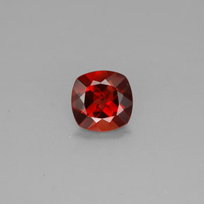 Andesina labradorita naranja natural de 1,00 ct, corte cojín, VVS