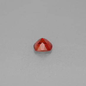 Andesina labradorita naranja natural de 0,73 ct, corte cojín, VVS-VS