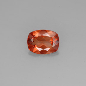 Labradorita Andesina Naranja miel natural de 1.43 ct, Corte Cojín, VVS-VS