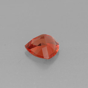 Andesina labradorita naranja natural de 0,97 ct, trillón, VVS-VS