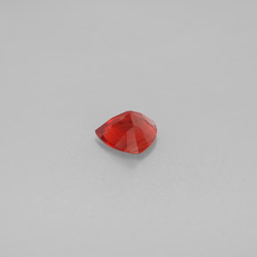 Andesina labradorita rojo natural de 0,84 ct, trillón, VVS-VS