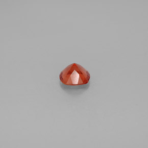 Andesina labradorita naranja natural de 0,76 ct, corte cojín, VS