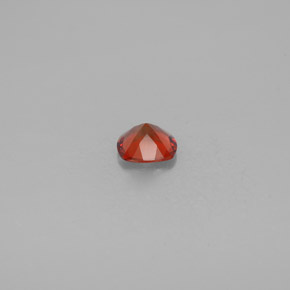 Labradorita Andesina Naranja miel natural de 0.63 ct, Corte Cojín, VS