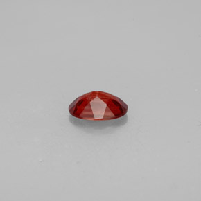 Labradorita Andesina Rojo naranja natural de 0.94 ct, Corte Óvalo, VS