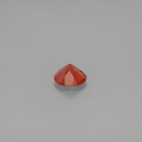 Andesina labradorita rojo natural de 0,94 ct, corte redondo, VS
