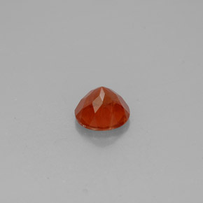 Labradorita Andesina Naranja miel natural de 1.20 ct, Corte Redondo, VS