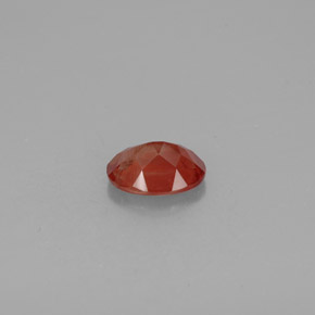 Andesina labradorita rojo natural de 1,00 ct, corte óvalo, VS