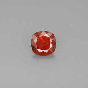 Andesina labradorita rojo natural de 1,08 ct, corte cojín, VS