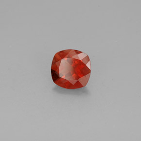 Andesina labradorita rojo natural de 1,08 ct, corte cojín, VS